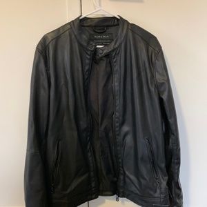 NWT Men's Leather Jacket - Zara